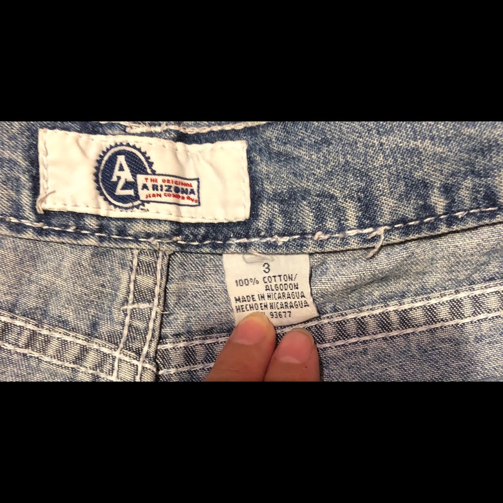 Arizona vintage denim shorts size 3 - Picture 3 of 3